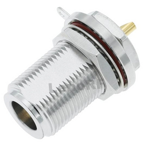 N Connector Jack Bulkhead Soldering For Microstrip