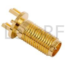 RP-SMA Jack Solder Bulkhead For PCB End Launch