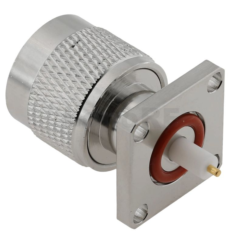 Type-N Male Connector Flange For PCB 