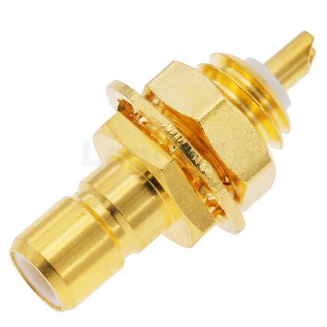 SMB Connectors Jack Bulkhead Soldering For PCB