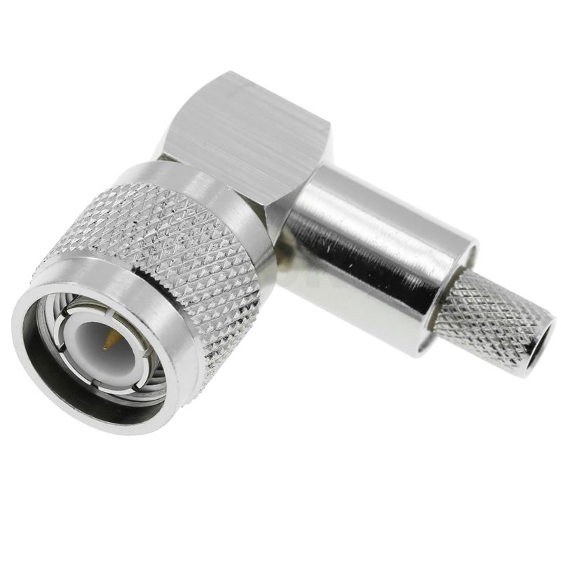 TNC Connector Male Crimp Right Angle For LMR240 Cable