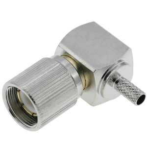 1.6/5.6 Connector Plug Right Angle Clamp For ST212 Coaxial Cable