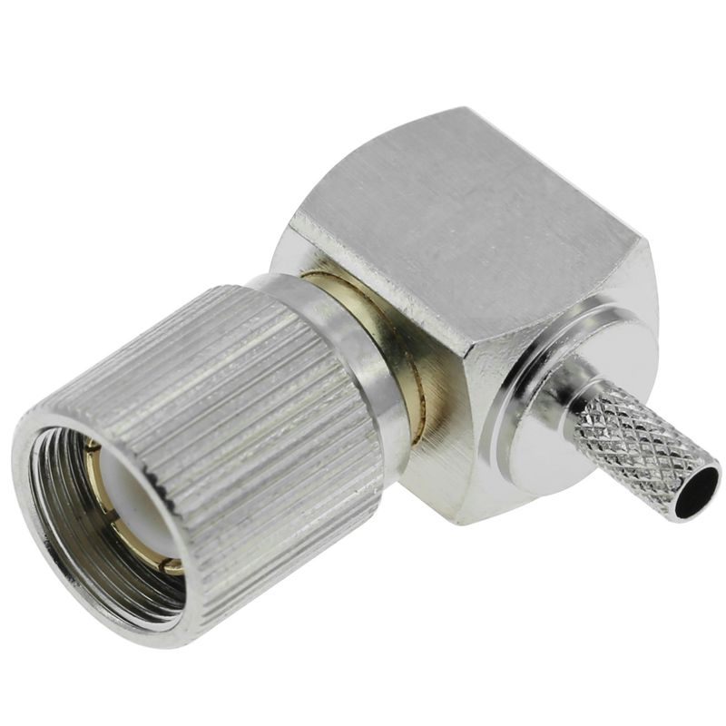 1.6/5.6 Connector Plug Right Angle Clamp For ST212 Coaxial Cable