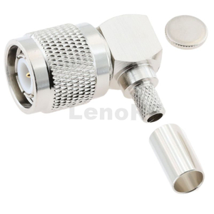 TNC Connector Male Crimp Right Angle For RG58 RG 223 RG142 Cable