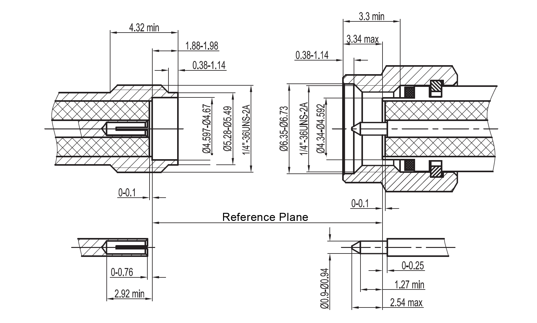sma connector interface