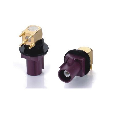  FAKRA D Male Right Angle Solder For PCB