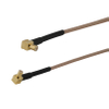MCX Male to Male Right Angle RG316 Coaxial Cable, High Performance