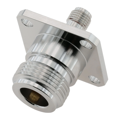 SMA Female To Type-N Female Flange Adapter