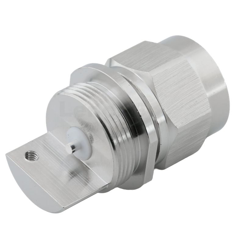 Type-N Male Connector Straight Soldering For PCB,Edge Mount 