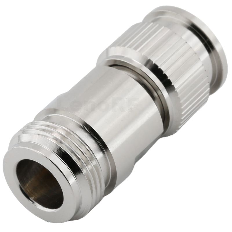 N Jack To TNC Plug Brass Body Straight Adapter