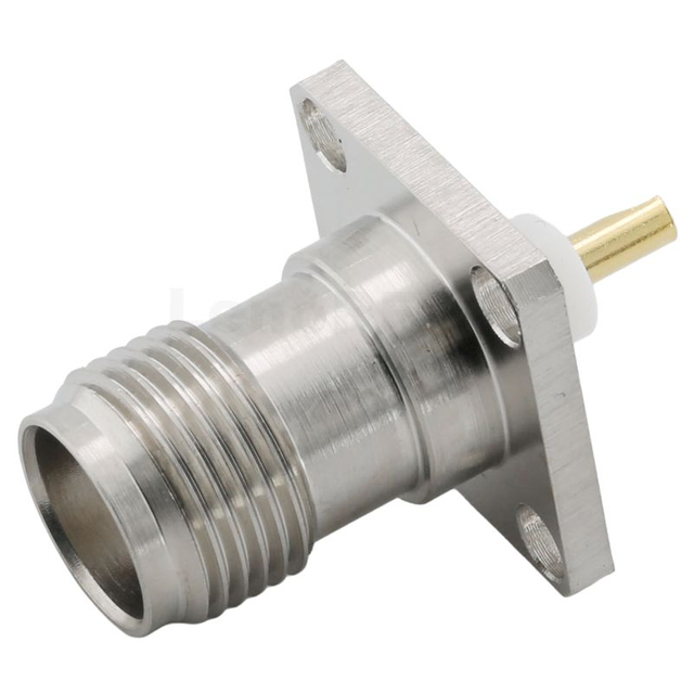 TNC Connector Jack Soldering Straight FlangeFor Microstrip