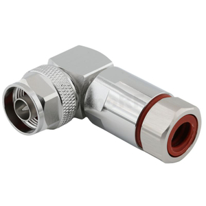N Connectors Plug Right Angel Clamping For 1/2" Super Flexible Cable