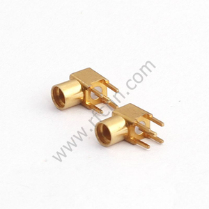 MMCX Female Right Angle Solder For PCB Through Hole