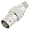 SMA Jack to BNC Jack Straight Stainless Steel Adapter 50 Ohm 