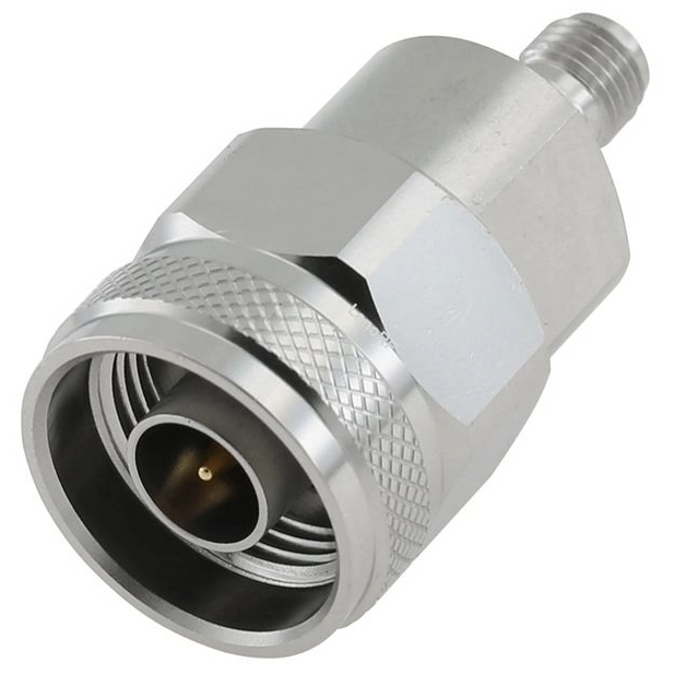 3.5 mm Jack to N Plug Adapter 50 OHM Straight Stainless Steel Body