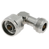 N Plug To Jack Right Angle Stainless Steel Adapter 