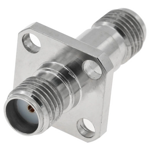 SMA Jack To Jack Flange Mount Stainless Steel Adapter 