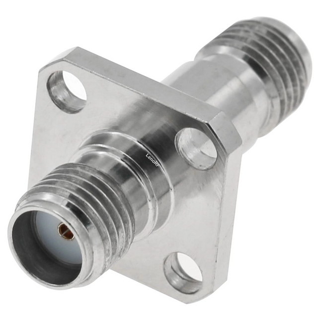 SMA Jack To Jack Flange Mount Stainless Steel Adapter 