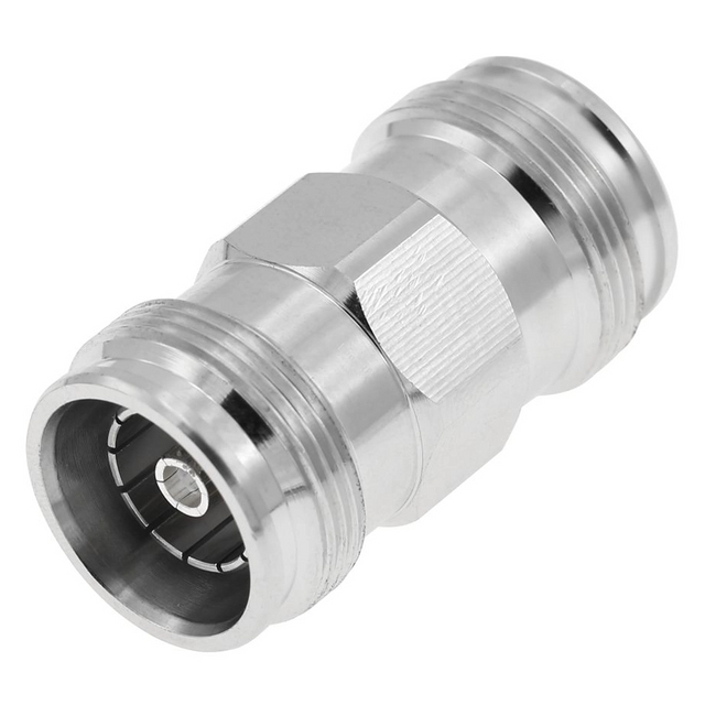 4.3-10 Jack To Jack Adapter 50 OHM Brass Body