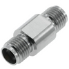 3.5 mm Jack To Jack Adapter 50 OHM Straight Stainless Steel 