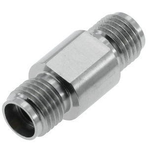 3.5 mm Jack To Jack Adapter 50 OHM Straight Stainless Steel 