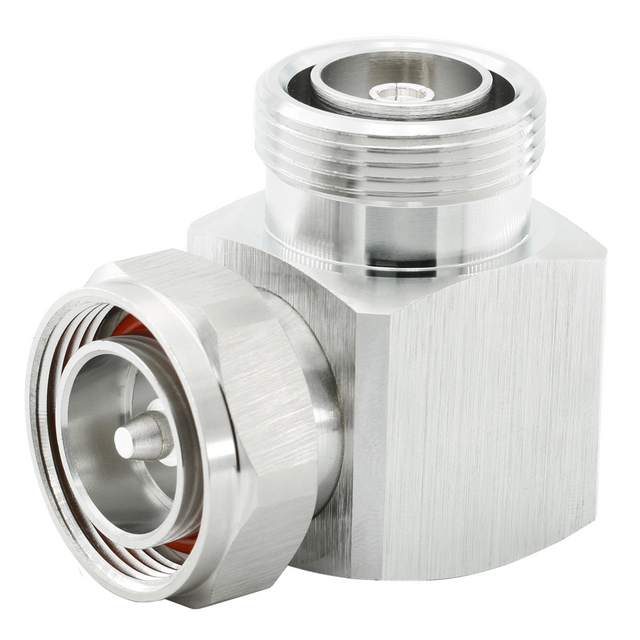 7/16 Plug To Jack Right Angle Adapter