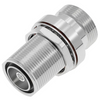 7-16 Jack To Jack Bulkhead Adapter 50 OHM Brass Body