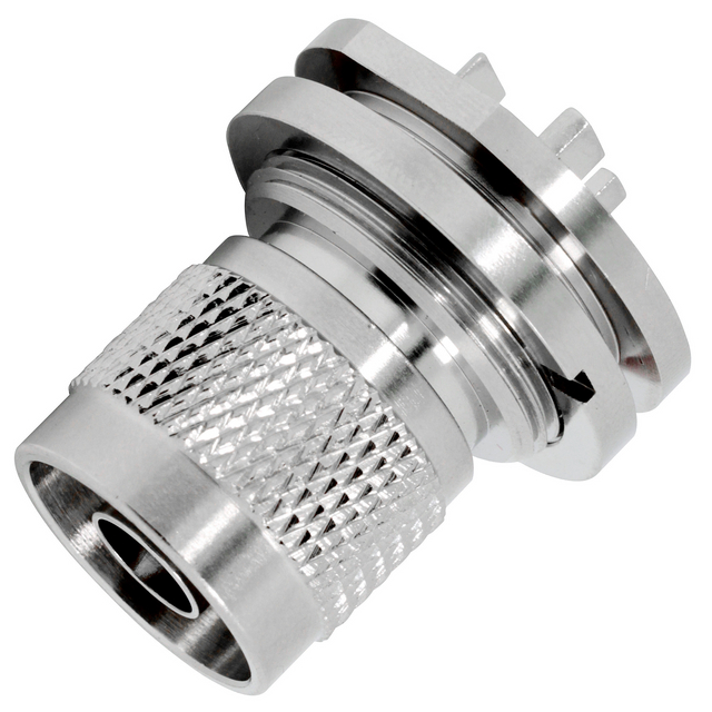 Ultra-low Loss N-type Connector Male Solder Edge Mount For PCB End Launch,Brass Nickel Plated