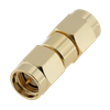 Low Loss SMA Male To Male Straight Brass Body Adapter For Communication