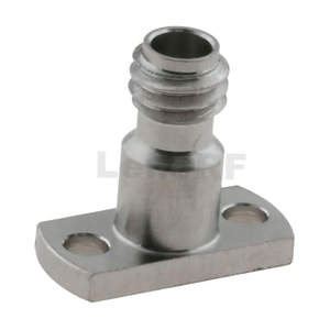 Premium1.00mm Jack Straight Connector 2-Hole Flange Compression Mounted