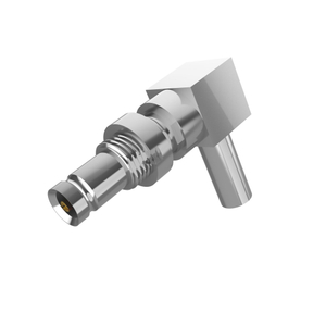1.0/2.3 Connector Jack Right Angle Crimping For 2.2 Coaxial Cable