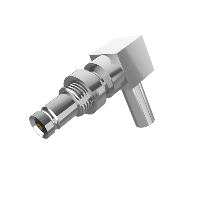 1.0/2.3 Connector Jack Right Angle Crimping For 2.2 Coaxial Cable