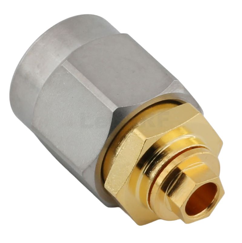 2.92 Male RF Connectors Straight Soldering For RG405 086 Cable