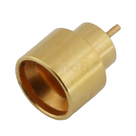 SMPM Connectors Plug Solder Straight For PCB, Hermetic Glass Sintering