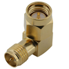 SMA Male TO RP-SMA Female Right Angle Brass Body Adapter