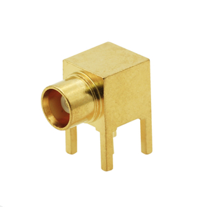 MCX Jack Connector Right Angle Solder For PCB Through Hole