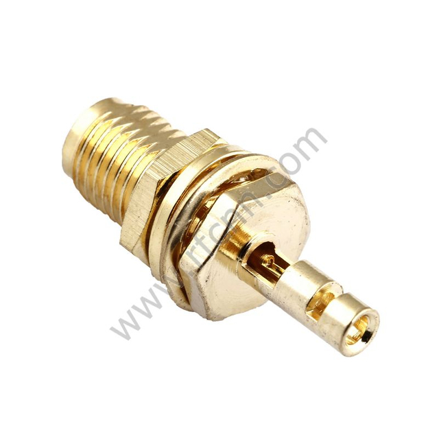 SMA Connector Female Crimp Straight For 1.13 Micro-cable