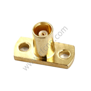 MCX Female Straight Flange Mount For Microstrip