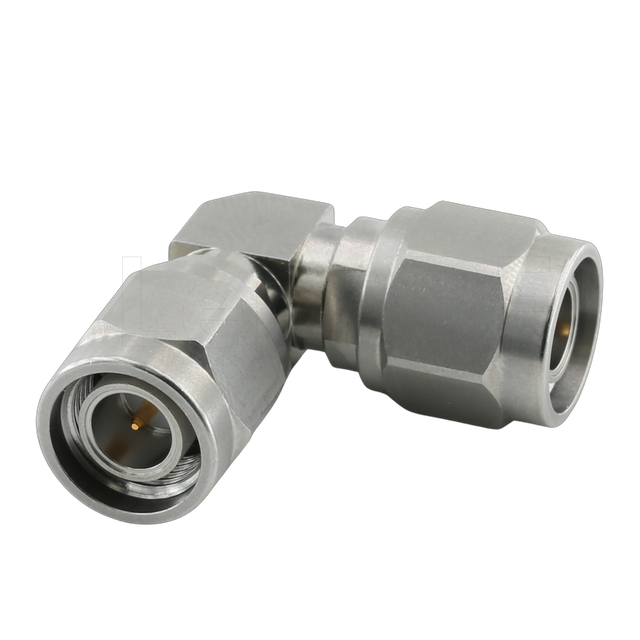 TNC Plug To Plug Right Angle Adapter