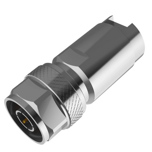 N Connector Plug Straight Clamping For 1/2" Flexible Cable