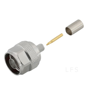 Type-N Male Connector Straight Crimping For LMR240 Cable 