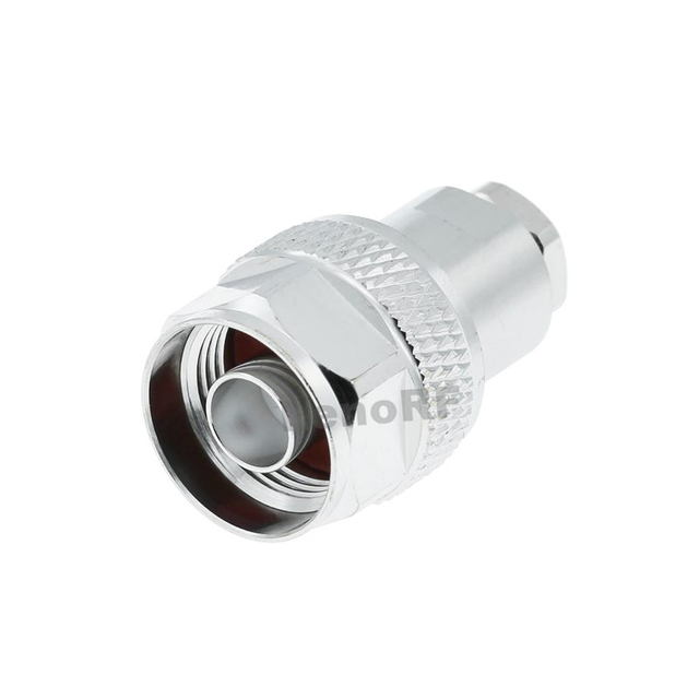 N Connectors Plug Clamping Straight For RG58 Coaxial Cable