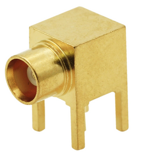 MCX Jack Connector Right Angle Solder For PCB Through Hole