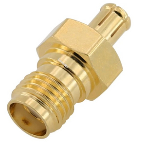 SMA Jack to MCX Plug Straight Adapter 50 Ohm 