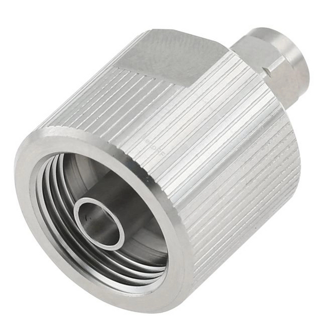 NMD 1.85mm Jack To 2.4mm Plug Stainless Steel Body Straight Adapter