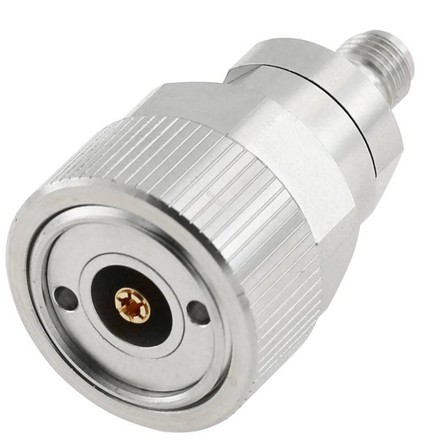 APC7 to 2.92 mm Jack Adapter 50 OHM Straight Stainless Steel 
