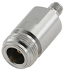 3.5 mm Jack to N Jack Adapter 50 OHM Straight Stainless Steel Body
