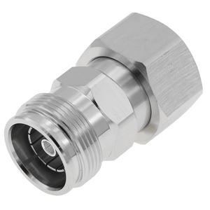 4.3-10 Plug To Jack Adapter 50 OHM Brass Body