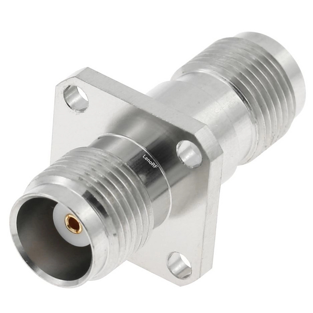 TNC Jack To Jack Straight Flange Mount Adapter 