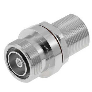 7-16 Jack To Jack Bulkhead Adapter 50 OHM Brass Body